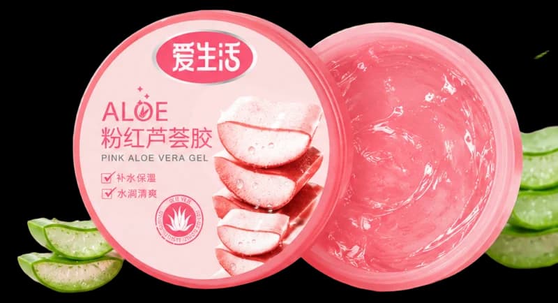 Müalicəvi və nəmləndirici çəhrayı Aloe Gel!