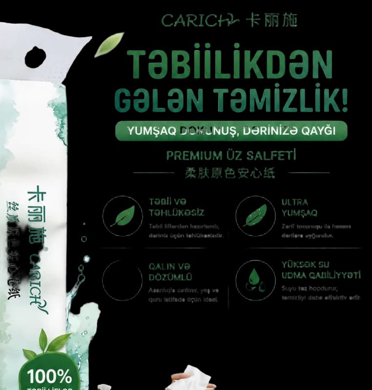 Premium üz salfeti
